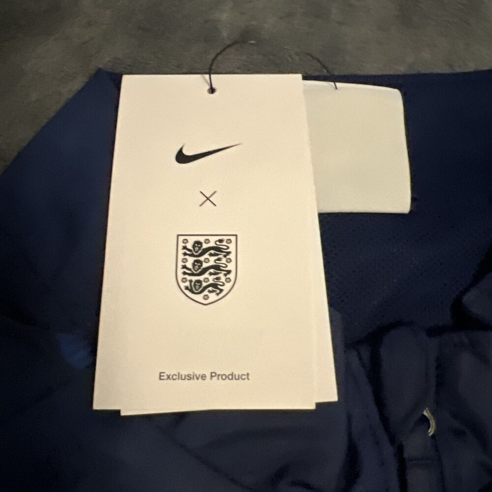LARGE NIKE ENGLAND 2022/23 ACADEMY FOOTBALL JACKET BLUE DN1091-492 - Picture 5 of 9